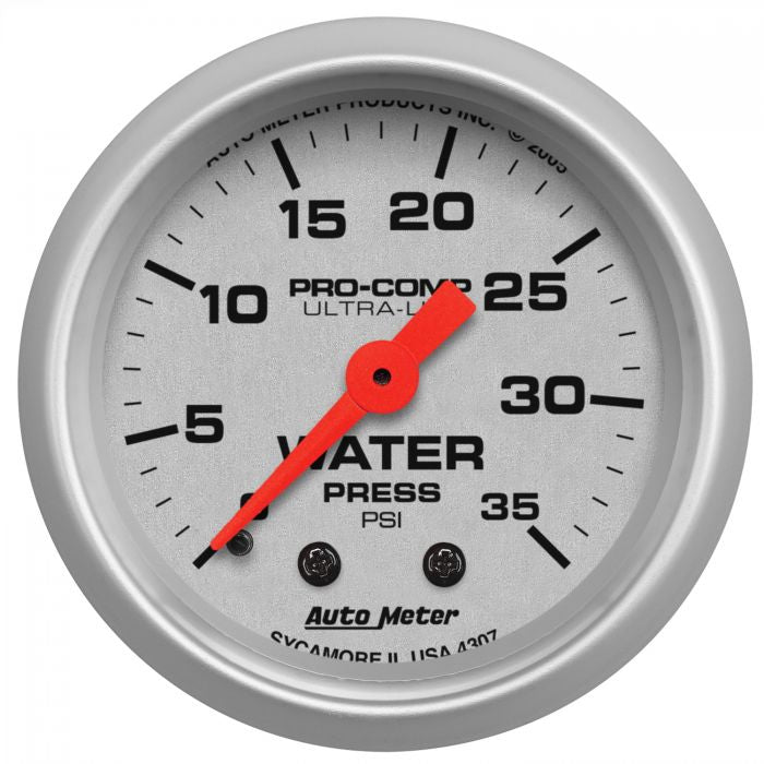 Autometer 2 1/16” Ultra-Lite Series Mechanical Gauge Collection