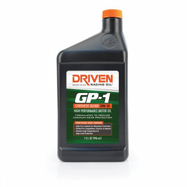 Driven Racing GP-1 Synthetic Blend (10w-30) Race Oil