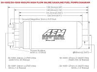 AEM Inline Gasoline / Ethanol 400lph Fuel Pump