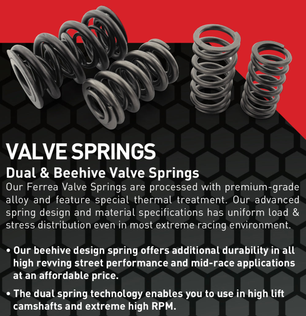 Ferrea VQDE VQHR Dual Coil Valve Spring Kit - 24piece (S10103)
