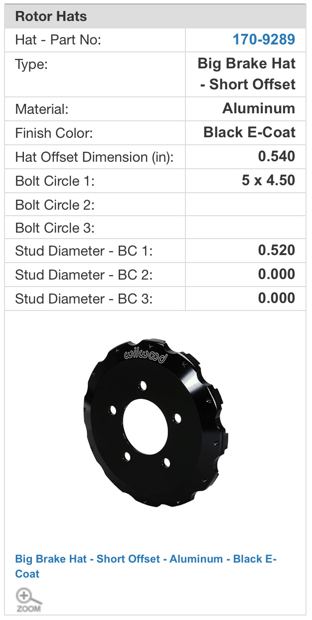 Willwood VHR 14”(356mm) x 1.25”(32mm) 6 Piston Big Brake Front Kit (140-11584)