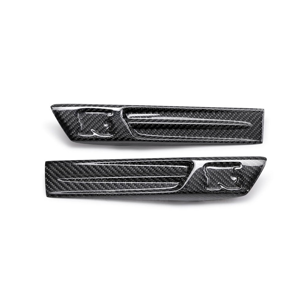 Seibon Carbon Fiber Fender Duct Logo (Pair) 2009-2014 GT-R