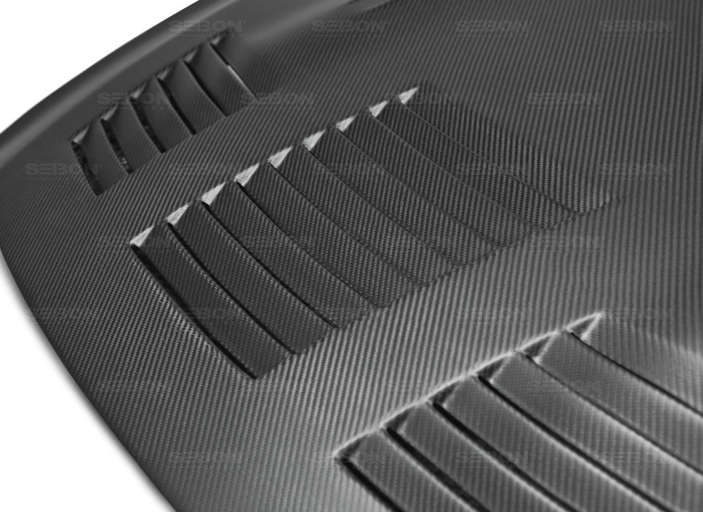 Seibon Dry Carbon Fiber GTII-Style Hood(Matte Finish) 2009-2016 GT-R