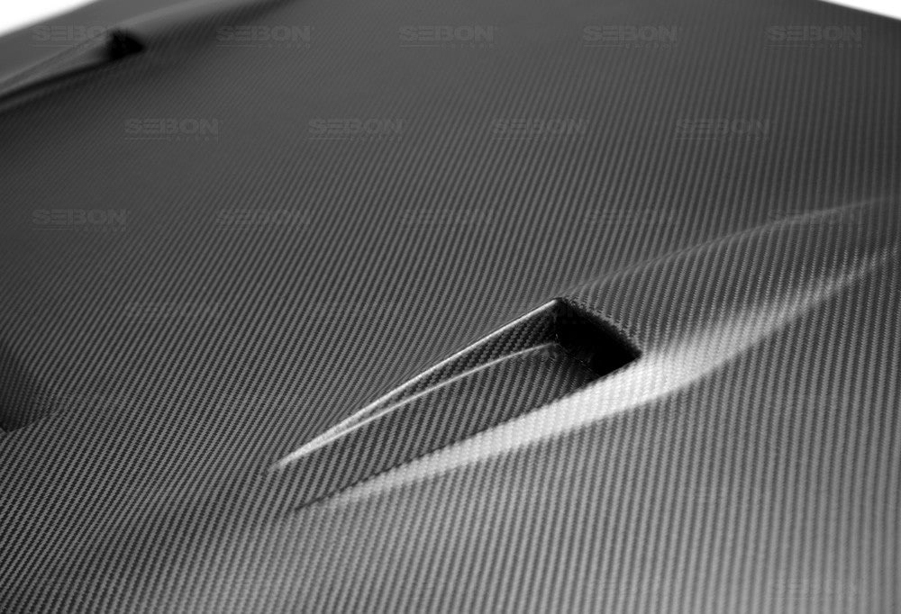 Seibon Dry Carbon Fiber GTII-Style Hood(Matte Finish) 2009-2016 GT-R